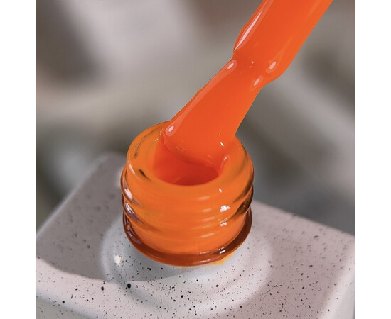 Изображение 3 Nails of the Day Gel polish Mango – неоново-оранжевый гель-лак, перекрывающийся в один слой, 10 мл, Объем (мл, г): 10, Цвет: 223 Mango