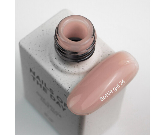 Изображение 2 Nails of the Day Bottle gel 24 – необычный сверхпрочный гель для укрепления ногтей, 10 мл, Объем (мл, г): 10, Цвет: 24