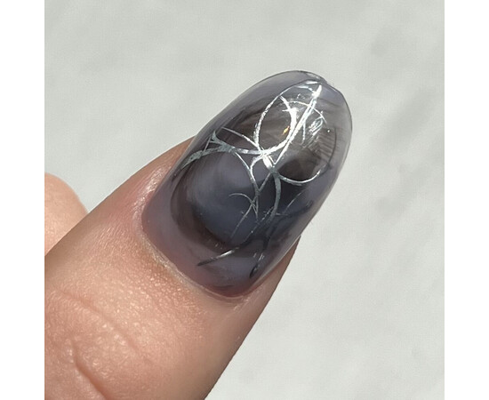 Зображення 3 Напівпрозора кольорова база Adore Tint Base 07 димчасто-сірий, 15 мл, Об'єм (мл, г): 15, Колір: 07