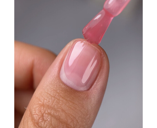 Изображение 4 Nails of the Day Cover Basе 46 light pigment – легкопигментированное полупрозрачное припыленно-розовое базовое покрытие для ногтей, 10 мл., Объем (мл, г): 10, Цвет: 46