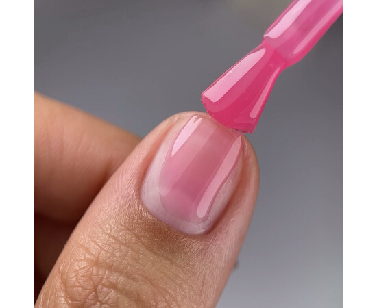 Зображення 4 Nails of the Day Cover Basе 47 light pigment – легкопігментоване напівпрозоре насичено-рожеве базове покриття для нігтів, 10 мл, Об'єм (мл, г): 10, Колір: 47