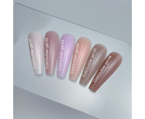 Зображення 3 Nails of the Day Cold Builder gel 03 – рожевий гель для нарощування нігтів, 15 мл, Об'єм (мл, г): 15, Колір: 03