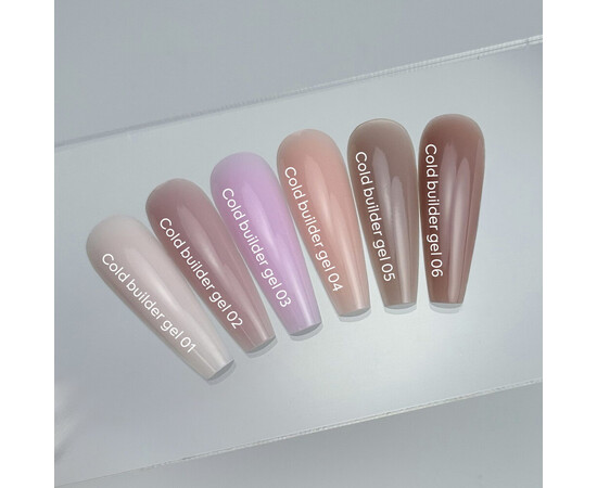 Зображення 4 Nails of the Day Cold Builder gel 05 – холодний нюдовий гель для нарощування нігтів, 15 мл, Об'єм (мл, г): 15, Колір: 05
