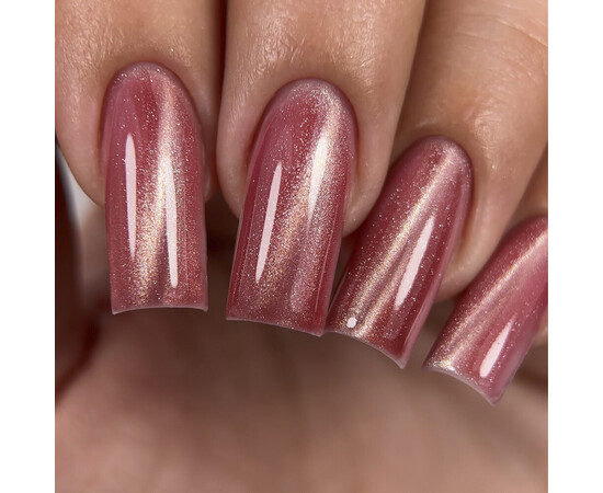 Зображення 5 Гель-лак JOIA vegan Cat Eye 03C Amber Flame теплий мідний, 6 мл, Об'єм (мл, г): 6, Колір: 03