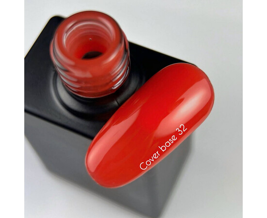 Изображение 2 Nails of the Day Cover Base 32 – пигментированное классическое красное базовое покрытие для ногтей, 10 мл., Объем (мл, г): 10, Цвет: 32