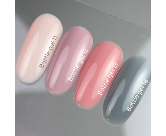 Изображение 2 Nails of the Day Bottle gel 13 – темно-розовый сверхпрочный гель для укрепления ногтей, 30 мл, Объем (мл, г): 30, Цвет: 13