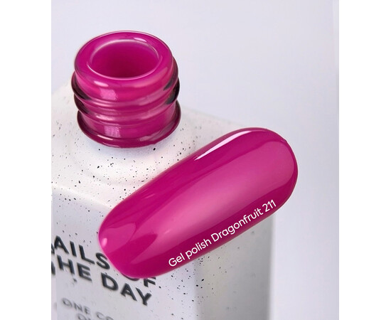 Изображение 2 Nails of the Day Gel polish Dragonfruit – пурпурно-розовый гель-лак, перекрывающийся в один слой, 10 мл, Объем (мл, г): 10, Цвет: 211 Dragonfruit