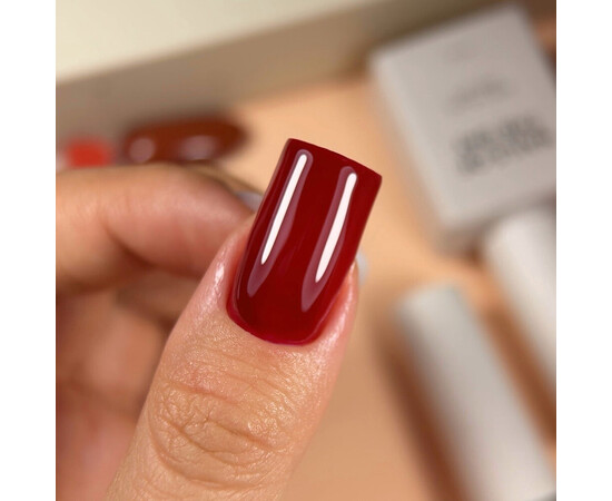Зображення 5 Nails of the Day Gel polish Rich – червоний гель-лак, що перекривається в один шар, 10 мл, Об'єм (мл, г): 10, Колір: 139 Rich