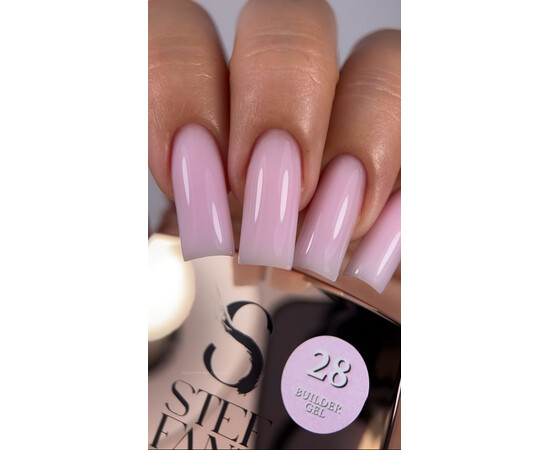 Изображение 2 Гель строительный Steffani Builder Gel 28, 15 мл, Объем (мл, г): 15, Цвет: 28