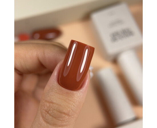 Изображение 5 Nails of the Day Gel polish Terracotta – терракотовый (кирпичный) гель-лак, перекрывающийся в один слой, 10 мл, Объем (мл, г): 10, Цвет: 108 Terracotta