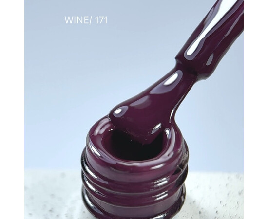 Зображення 6 Nails of the Day Gel polish Wine – виноградно-винний гель-лак, що перекривається в один шар, 10 мл, Об'єм (мл, г): 10, Колір: 171 Wine
