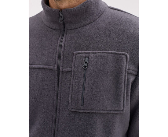 Зображення 4 Медична кофта чоловіча флісова Фінляндія темно-сіра р. 46, "БІЛИЙ ХАЛАТ" 597-525-881, Розмір: 46, Цвет: темно-сірий