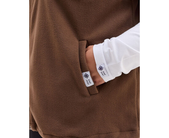 Изображение 6 Медицинская жилетка женская флисовая Говерла коричневая +SIZE р. 60-62, "БЕЛЫЙ ХАЛАТ" 602-325-881, Размер: 60-62, Цвет: коричневый