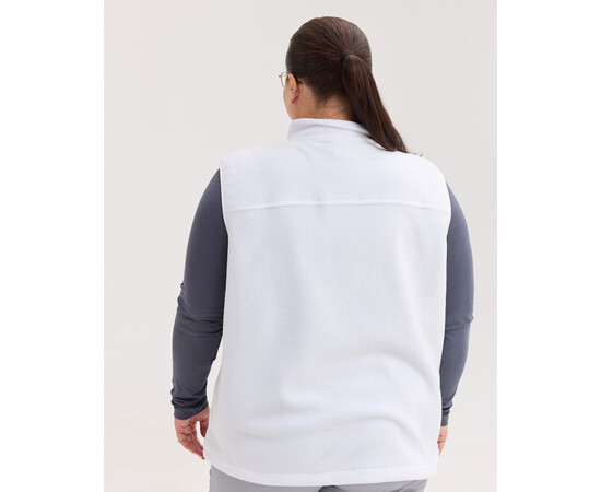 Зображення 3 Медична жилетка жіноча флісова Говерла біла +SIZE р. 56-58, "БІЛИЙ ХАЛАТ" 602-324-881, Розмір: 56-58, Цвет: білий