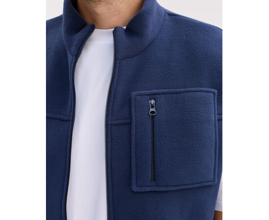 Изображение 4 Медицинская жилетка мужская флисовая Говерла синяя р. 50-52, "БЕЛЫЙ ХАЛАТ" 599-322-881, Размер: 50-52, Цвет: синий