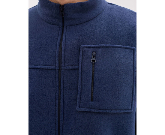 Изображение 5 Медицинская кофта мужская флисовая Финляндия синяя р. 48, "БЕЛЫЙ ХАЛАТ" 597-322-881, Размер: 48, Цвет: синий