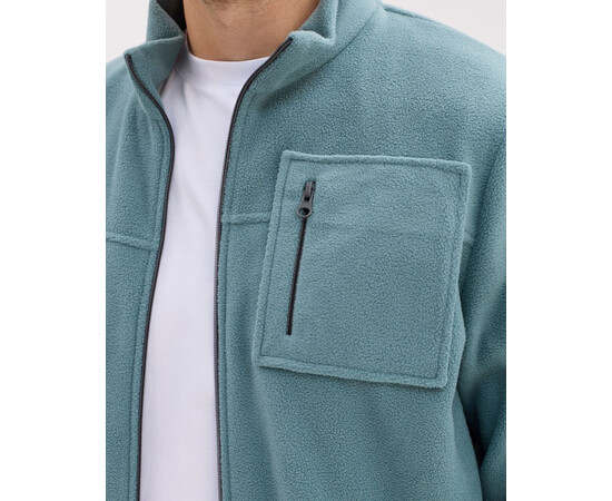 Изображение 5 Медицинская кофта мужская флисовая Финляндия нефритовая р. 46, "БЕЛЫЙ ХАЛАТ" 597-486-881, Размер: 46, Цвет: нефритовый