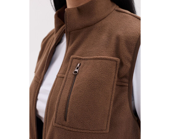 Зображення 4 Медична жилетка жіноча флісова Говерла коричнева р. 48-50, "БІЛИЙ ХАЛАТ" 601-325-881, Розмір: 48-50, Цвет: коричневий