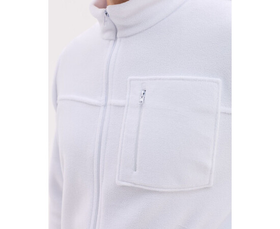 Изображение 4 Медицинская кофта мужская флисовая Финляндия белая р. 50, "БЕЛЫЙ ХАЛАТ" 597-324-881, Размер: 50, Цвет: белый