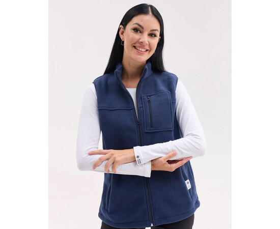 Зображення 2 Медична жилетка жіноча флісова Говерла синя р. 52-54, "БІЛИЙ ХАЛАТ" 601-322-881, Розмір: 52-54, Цвет: синий
