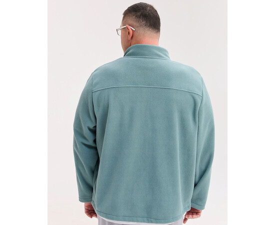 Зображення 3 Медична кофта чоловіча флісова Фінляндія нефритова +SIZE р. 60, "БІЛИЙ ХАЛАТ" 598-486-881, Розмір: 60, Цвет: нефритовий