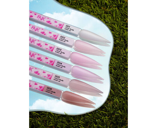 Зображення 3 Моделюючий гель PINX Builder Gel I Love Nude №01, 30 мл, Об'єм (мл, г): 30, Колір: 001