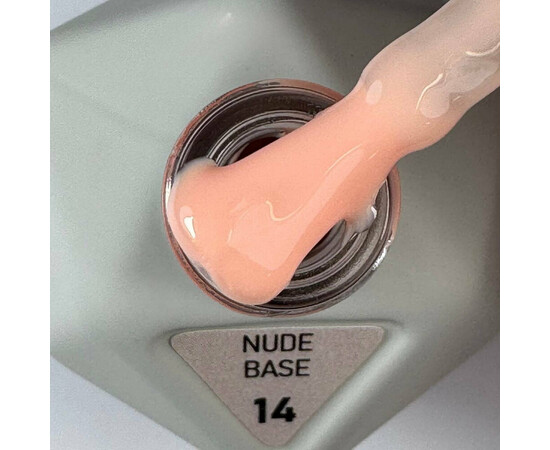 Зображення 2 Камуфлююча база для нігтів Victoria Avdeeva Nude Base 14, 12 мл , Об'єм (мл, г): 12, Колір: 14