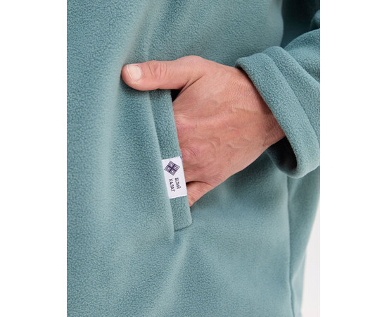 Зображення 5 Медична кофта чоловіча флісова Фінляндія нефритова +SIZE р. 58, "БІЛИЙ ХАЛАТ" 598-486-881, Розмір: 58, Цвет: нефритовий