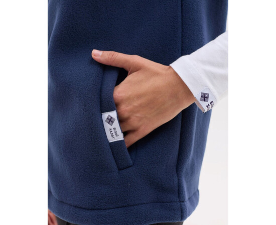 Изображение 4 Медицинская жилетка женская флисовая Говерла синяя р. 44-46, "БЕЛЫЙ ХАЛАТ" 601-322-881, Размер: 44-46, Цвет: синий