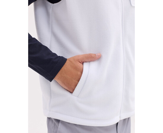 Зображення 5 Медична жилетка чоловіча флісова Говерла біла р. 50-52, "БІЛИЙ ХАЛАТ" 599-510-881, Розмір: 50-52, Цвет: білий