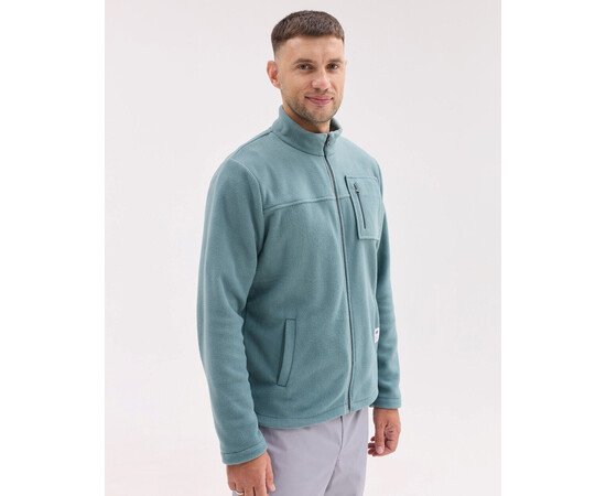 Зображення 2 Медична кофта чоловіча флісова Фінляндія нефритова р. 50, "БІЛИЙ ХАЛАТ" 597-486-881, Розмір: 50, Цвет: нефритовий