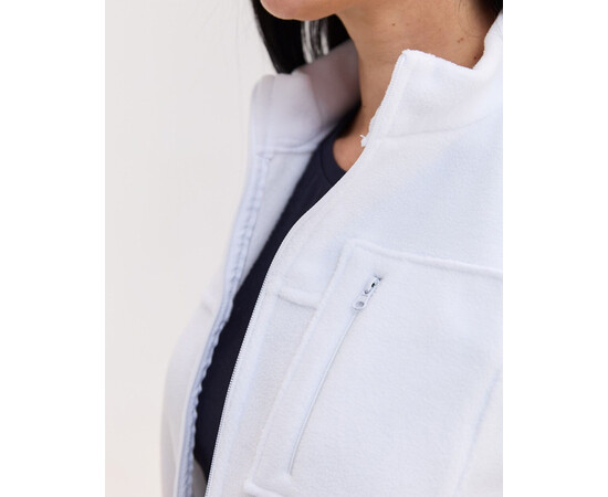 Зображення 5 Медична жилетка жіноча флісова Говерла біла р. 44-46, "БІЛИЙ ХАЛАТ" 601-324-881, Розмір: 44-46, Цвет: білий