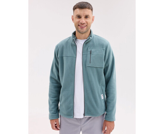 Зображення 3 Медична кофта чоловіча флісова Фінляндія нефритова р. 52, "БІЛИЙ ХАЛАТ" 597-486-881, Розмір: 52, Цвет: нефритовий