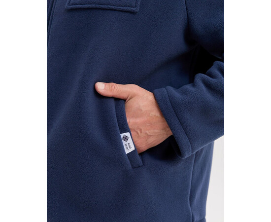 Зображення 5 Медична кофта чоловіча флісова Фінляндія синя +SIZE р. 70, "БІЛИЙ ХАЛАТ" 598-322-881, Розмір: 70, Цвет: синий