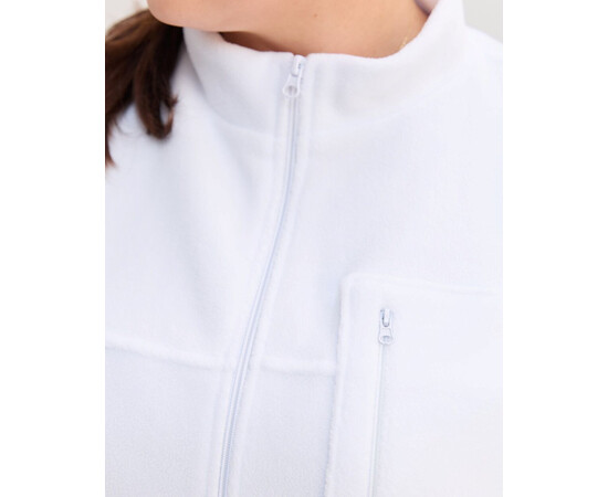 Зображення 4 Медична жилетка жіноча флісова Говерла біла +SIZE р. 68-70, "БІЛИЙ ХАЛАТ" 602-324-881, Розмір: 68-70, Цвет: білий