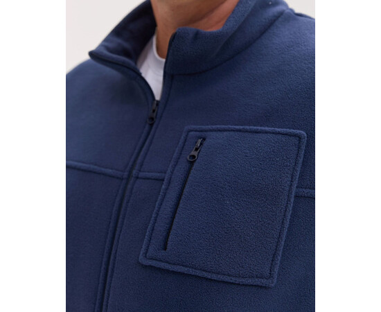 Зображення 4 Медична кофта чоловіча флісова Фінляндія синя +SIZE р. 62, "БІЛИЙ ХАЛАТ" 598-322-881, Розмір: 62, Цвет: синий