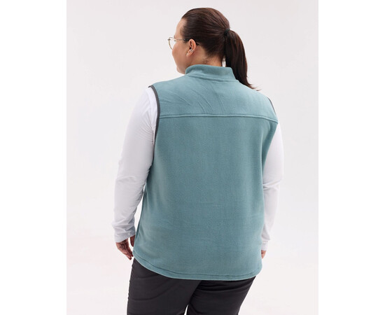 Изображение 4 Медицинская жилетка женская флисовая Говерла нефритовая +SIZE р. 60-62, "БЕЛЫЙ ХАЛАТ" 602-486-881, Размер: 60-62, Цвет: нефритовый