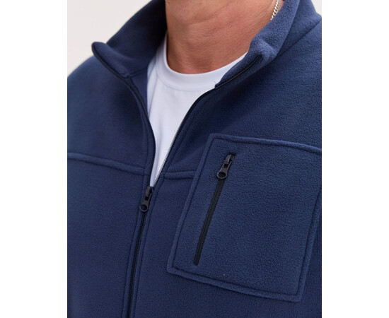 Изображение 4 Медицинская жилетка мужская флисовая Говерла синяя +SIZE р. 62-64, "БЕЛЫЙ ХАЛАТ" 600-322-881, Размер: 62-64, Цвет: синий