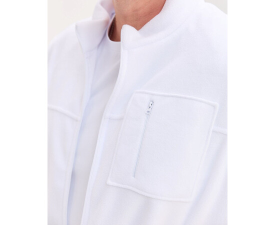 Зображення 4 Медична жилетка чоловіча флісова Говерла біла +SIZE р. 62-64, "БІЛИЙ ХАЛАТ" 600-324-881, Розмір: 62-64, Цвет: білий