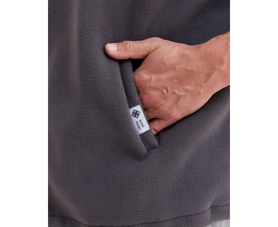 Изображение 5 Медицинская жилетка мужская флисовая Говерла темно-серая +SIZE р. 66-68, "БЕЛЫЙ ХАЛАТ" 600-525-881, Размер: 66-68, Цвет: темно-серый