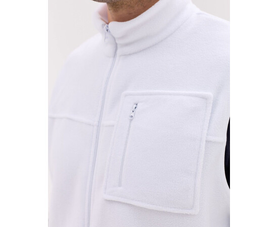 Изображение 4 Медицинская жилетка мужская флисовая Говерла белая р. 46-48, "БЕЛЫЙ ХАЛАТ" 599-510-881, Размер: 46-48, Цвет: белый