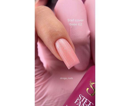 Зображення 3 База камуфлююча для гель-лаку Steffani Cover Base №62, 30 мл , Об'єм (мл, г): 30, Колір: 62