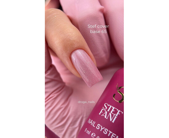 Зображення 3 База камуфлююча для гель-лаку Steffani Cover Base №65, 30 мл , Об'єм (мл, г): 30, Колір: 65