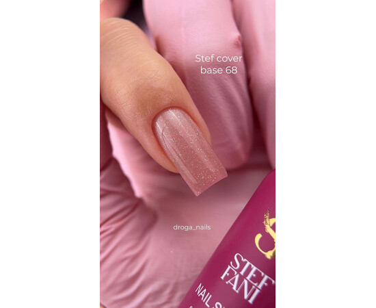 Зображення 3 База камуфлююча для гель-лаку Steffani Cover Base №68, 50 мл , Об'єм (мл, г): 50, Колір: 68