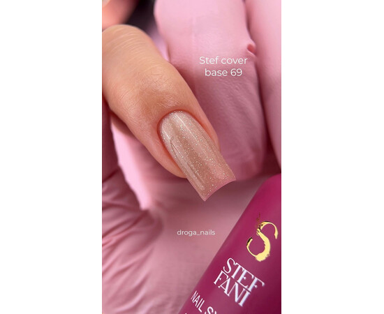 Зображення 3 База камуфлююча для гель-лаку Steffani Cover Base №69, 30 мл , Об'єм (мл, г): 30, Колір: 69