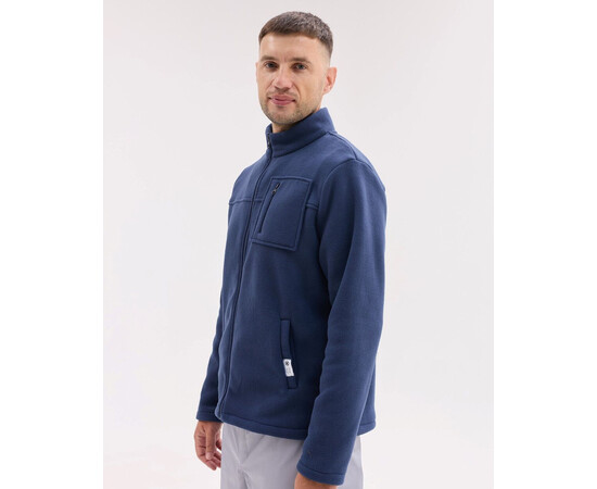 Изображение 3 Медицинская кофта мужская флисовая Финляндия синяя р. 52, "БЕЛЫЙ ХАЛАТ" 597-322-881, Размер: 52, Цвет: синий