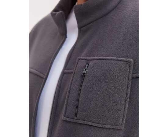 Зображення 4 Медична жилетка чоловіча флісова Говерла темно-сіра +SIZE р. 58-60, "БІЛИЙ ХАЛАТ" 600-525-881, Розмір: 58-60, Цвет: темно-сірий