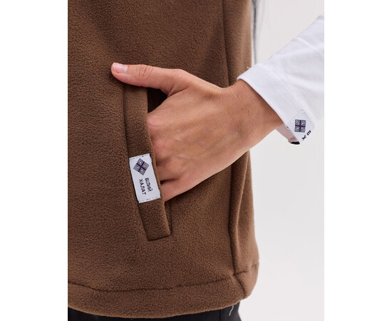 Зображення 5 Медична жилетка жіноча флісова Говерла коричнева р. 52-54, "БІЛИЙ ХАЛАТ" 601-325-881, Розмір: 52-54, Цвет: коричневий