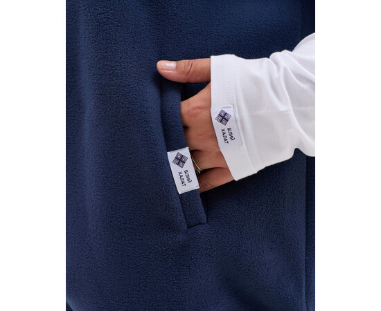 Зображення 6 Медична жилетка жіноча флісова Говерла синя +SIZE р. 64-66, "БІЛИЙ ХАЛАТ" 602-322-881, Розмір: 64-66, Цвет: синий