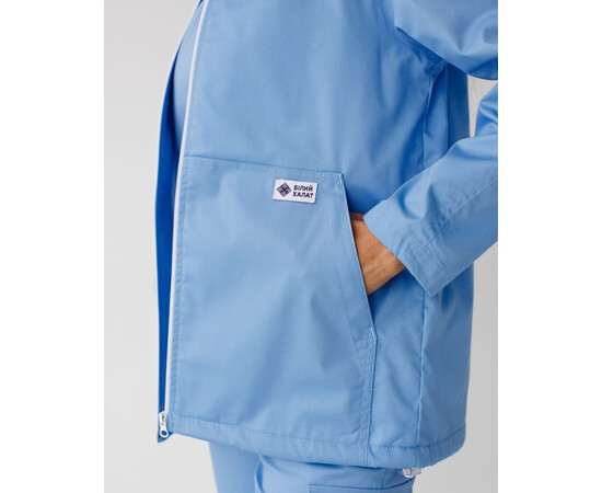 Зображення 8 Медична куртка жіноча Атланта блакитна р. 44-46, "БІЛИЙ ХАЛАТ" 522-333-842, Розмір: 44-46, Цвет: блакитний